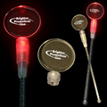 9" Red Round Light-Up Cocktail Stirrers